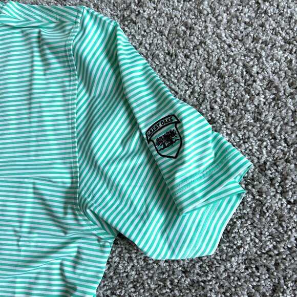 FootJoy Men's Size Small ProDry Stretch Lisle Stripe Polo Shirt - Picture 6 of 10